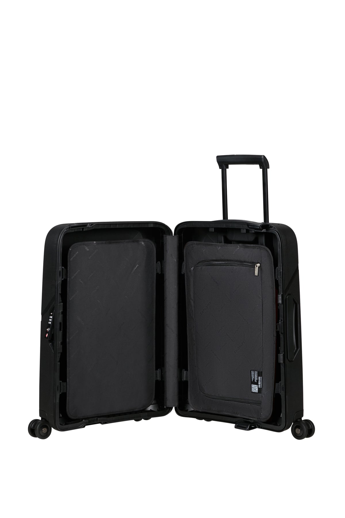 Walizka kabinowa Samsonite Magnum Eco 55 cm – grafitowy – wnętrze