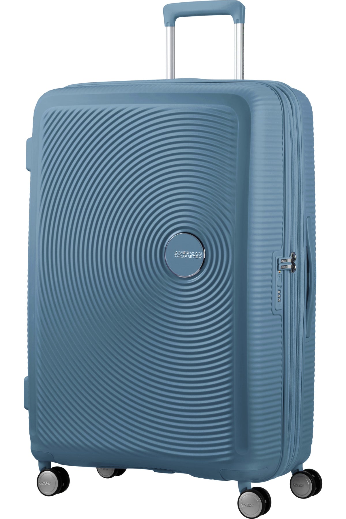 Walizka American Tourister Soundbox 77 cm Stone Blue – zdjęcie 2