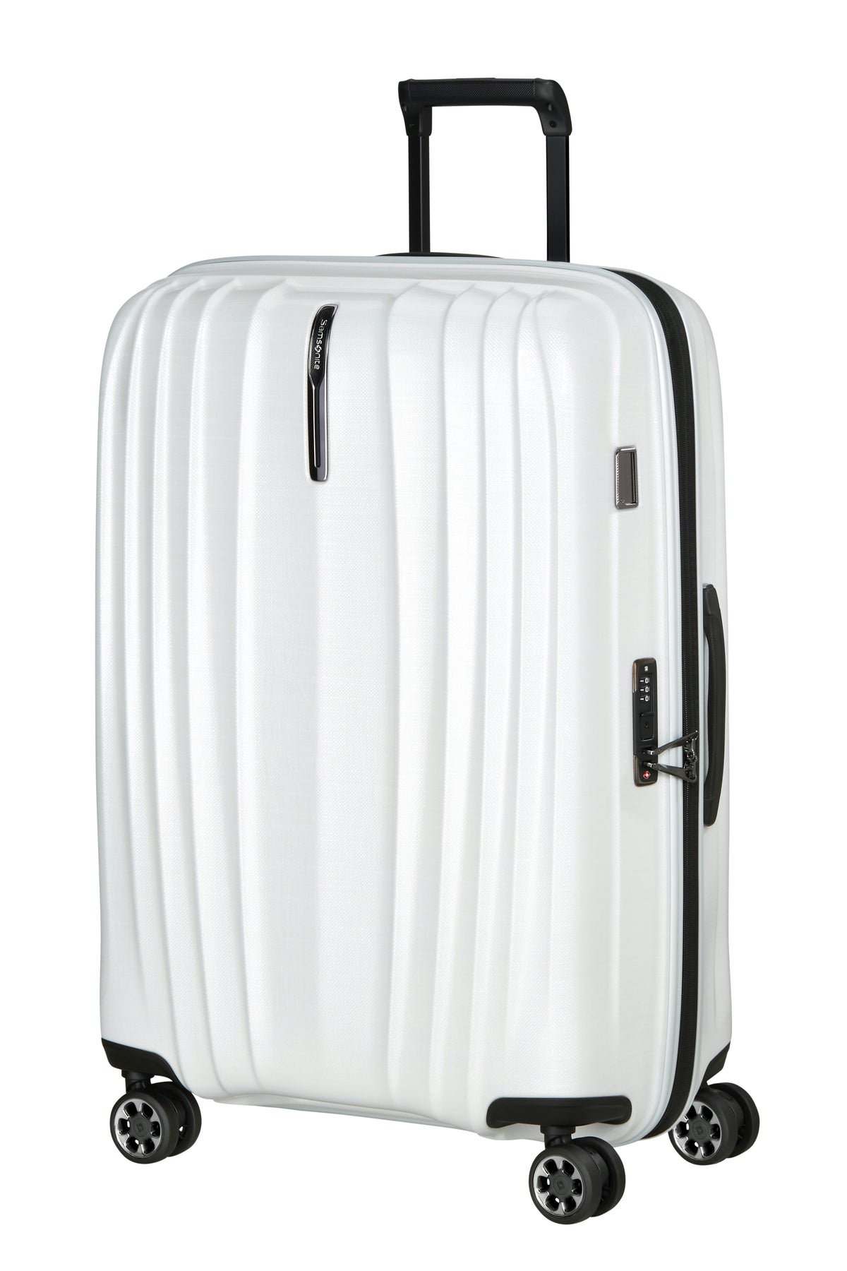 Samsonite Nexis 76 cm Cotton White – widok 3/4