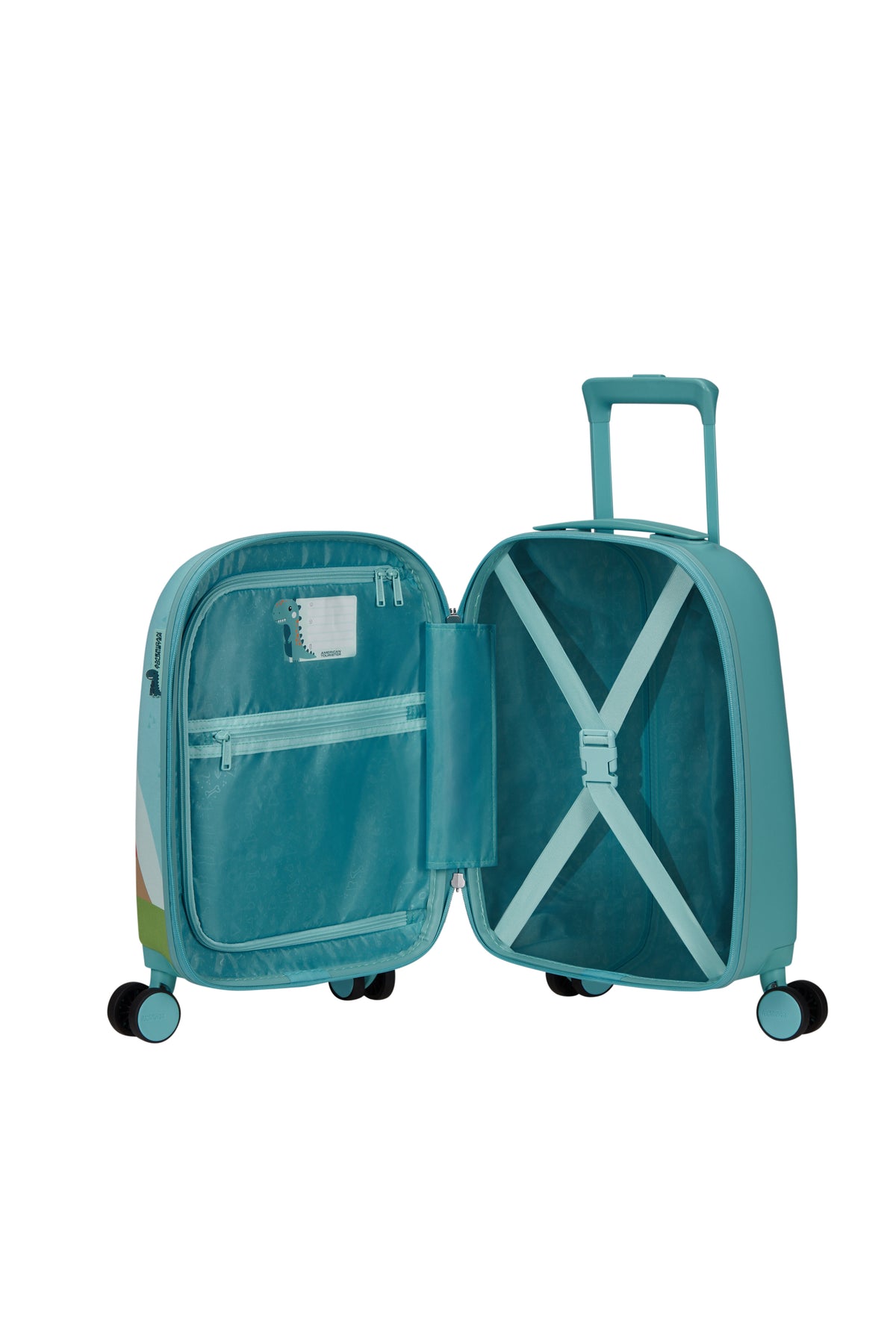 Walizka dziecięca American Tourister Wondertrips 47 cm Dino – wnętrze