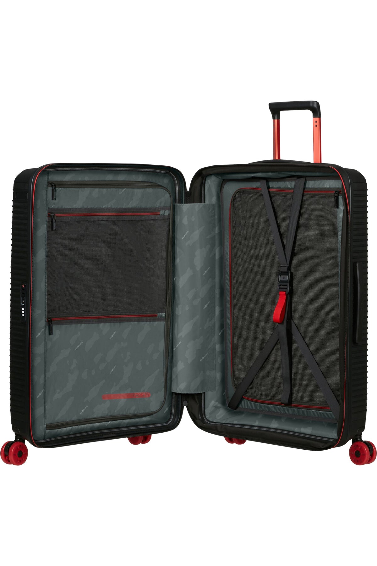 Walizka Samsonite Prodiver HS 75 cm powiększana Black – wnętrze