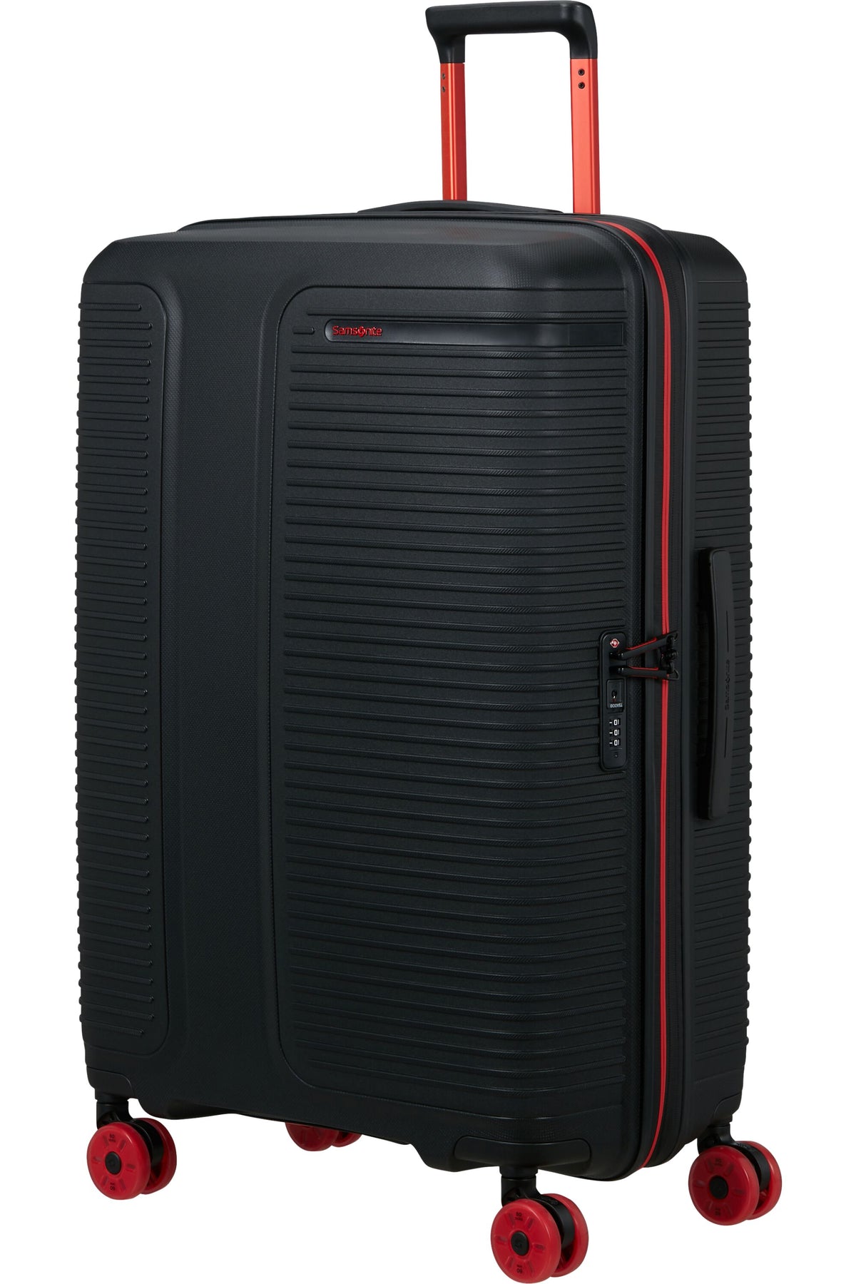 Walizka Samsonite Prodiver HS 75 cm powiększana Black – widok 3/4