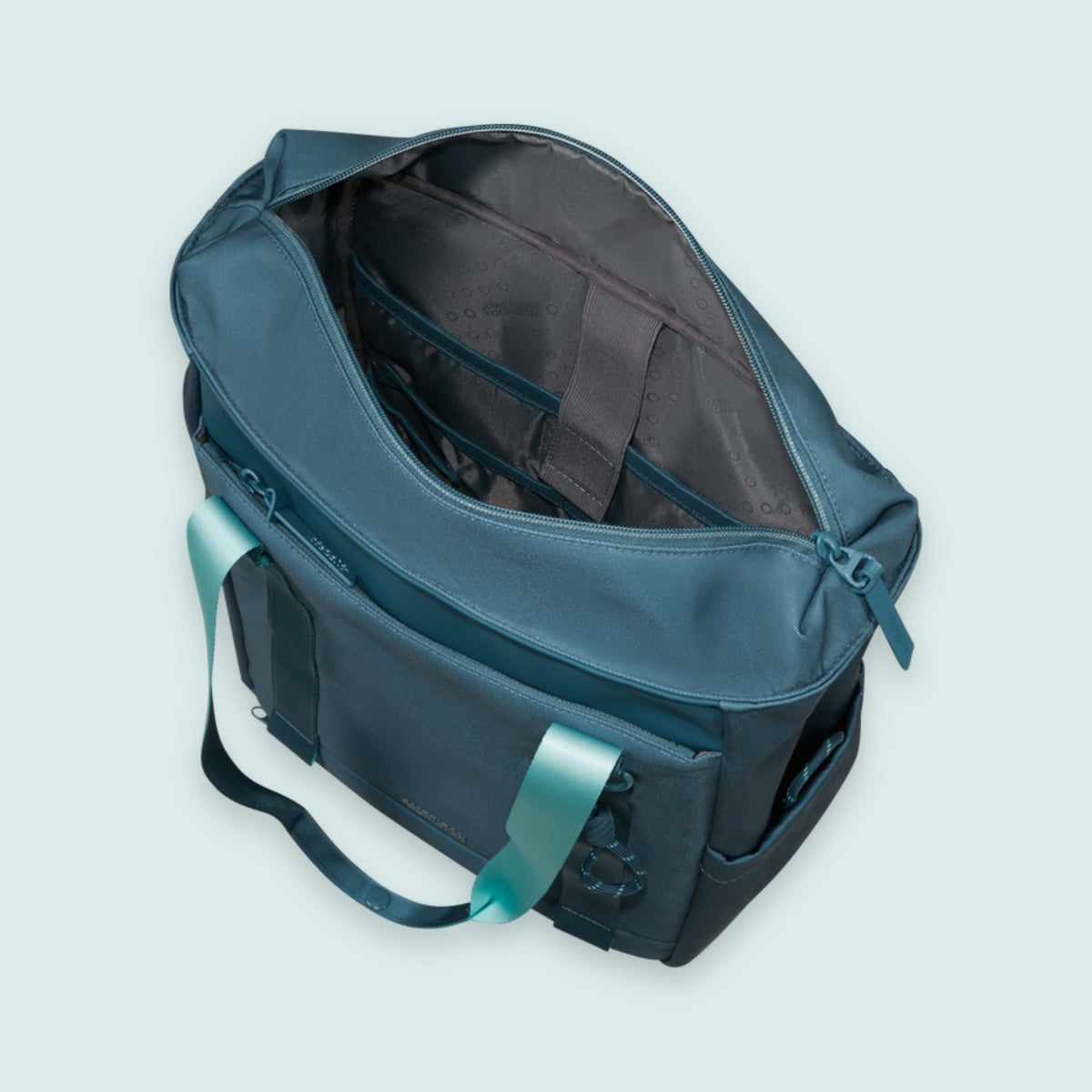 Minima Tote – wnętrze z komorą na laptopa