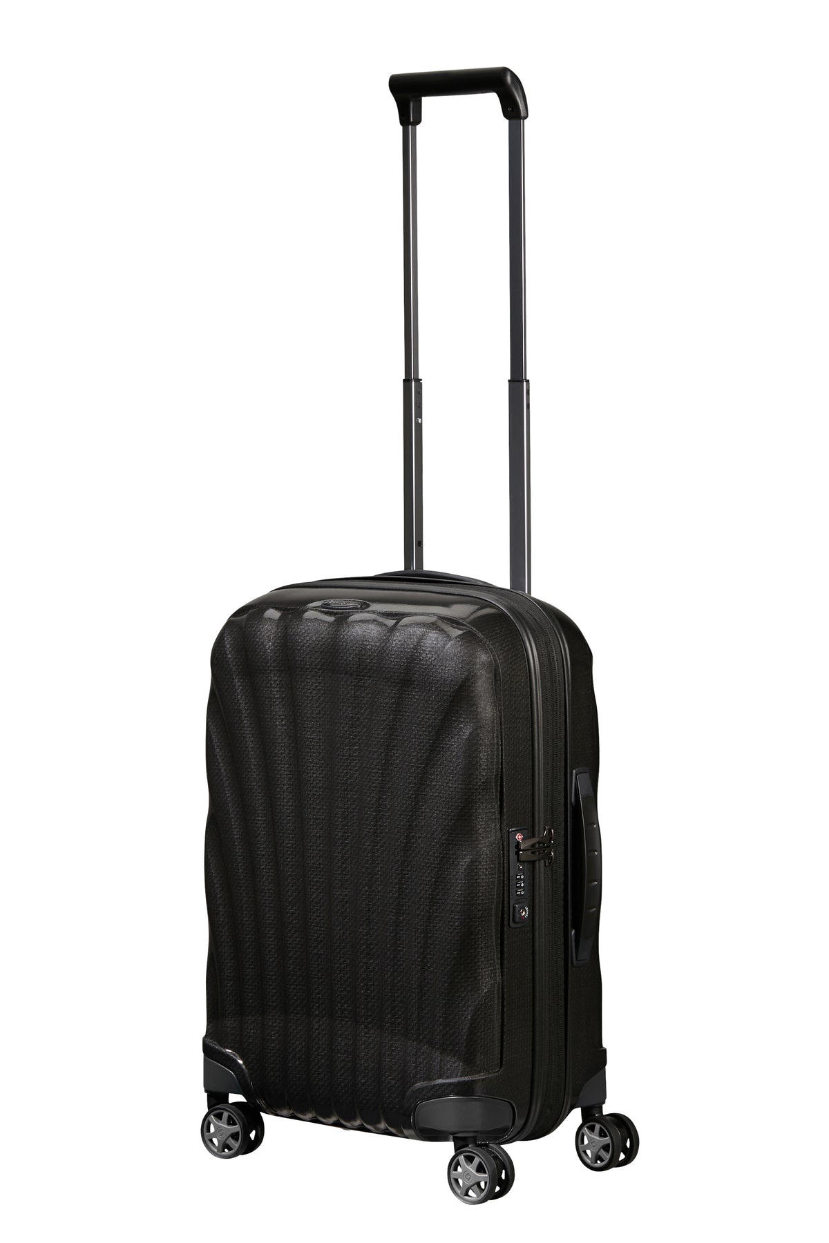 Walizka kabinowa Samsonite C-Lite 55 cm powiększana Black – widok 3/4