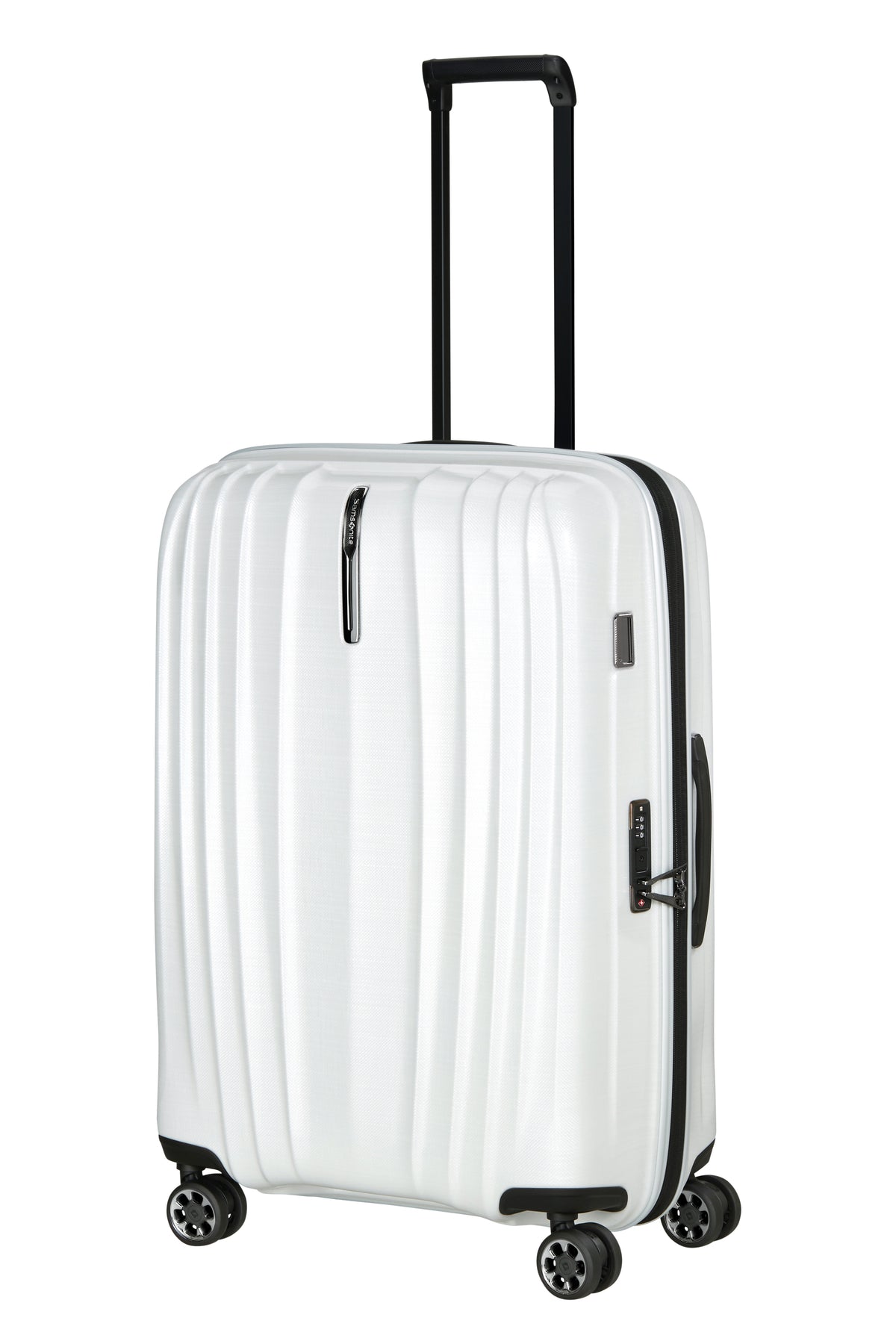 Samsonite Nexis 76 cm Cotton White – widok 3/4