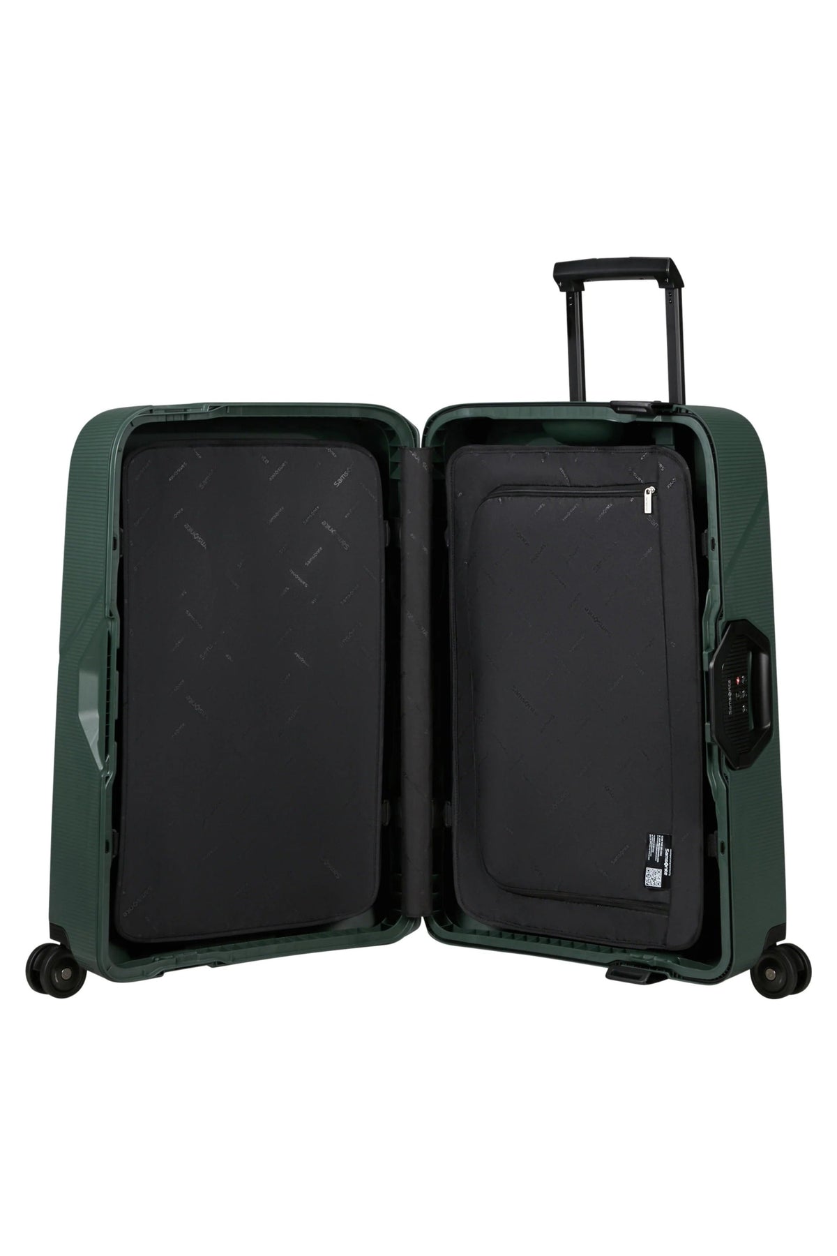 Walizka Samsonite Magnum Eco 69 cm zielony – wnętrze