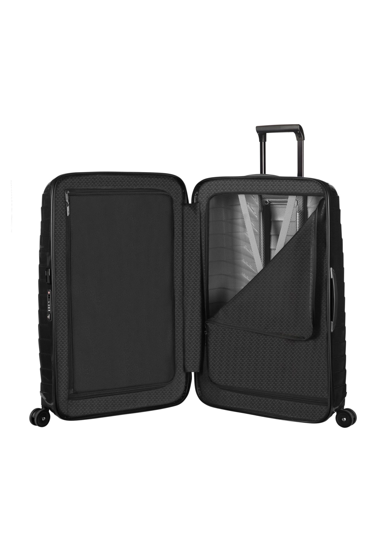 Walizka Samsonite Proxis 69 cm Black – wnętrze