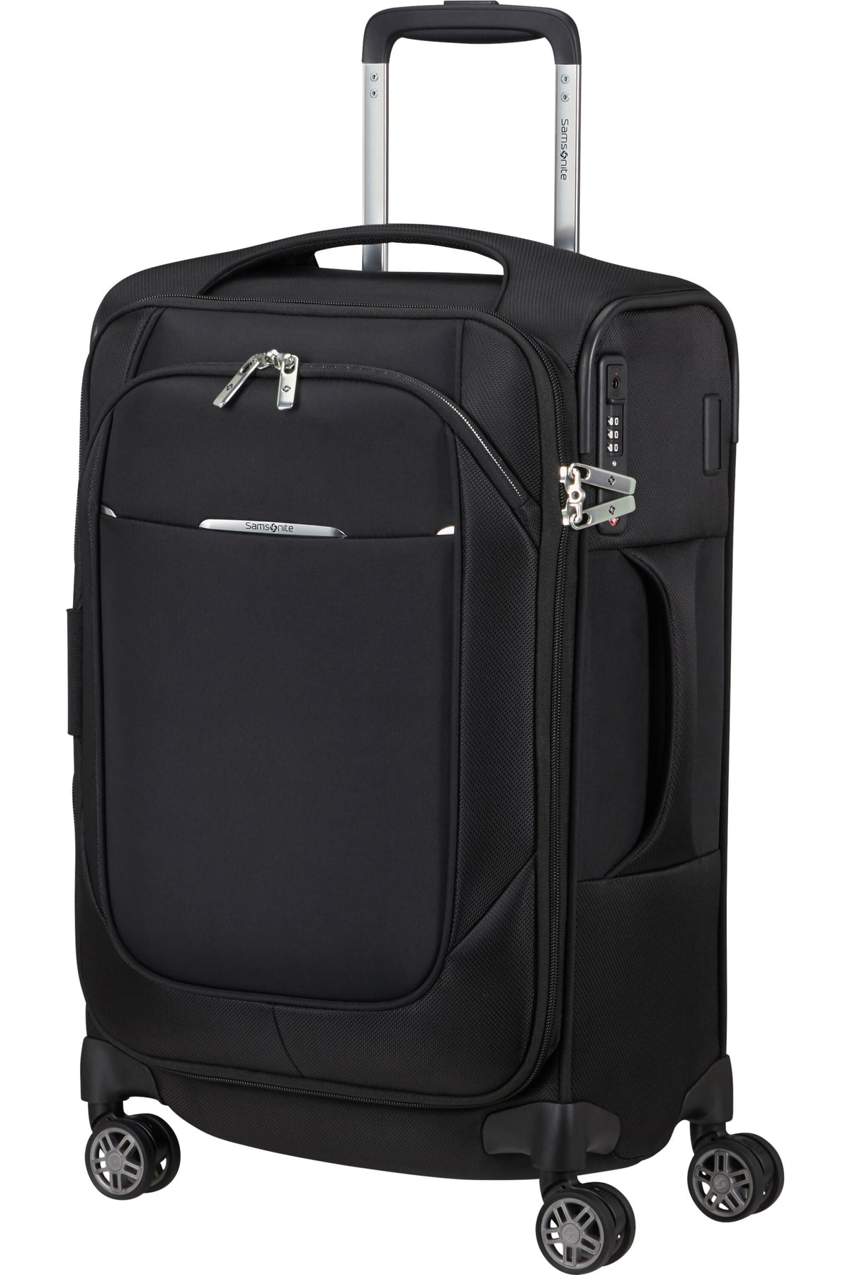 Walizka Samsonite Re-Lite 55cm slim powiększana czarny – zdjęcie 3