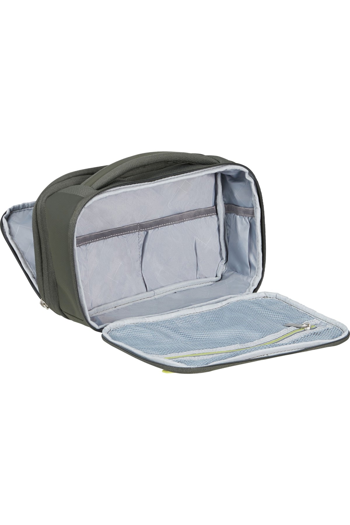 Kosmetyczka American Tourister Wanderlite Dark Khaki – wnętrze