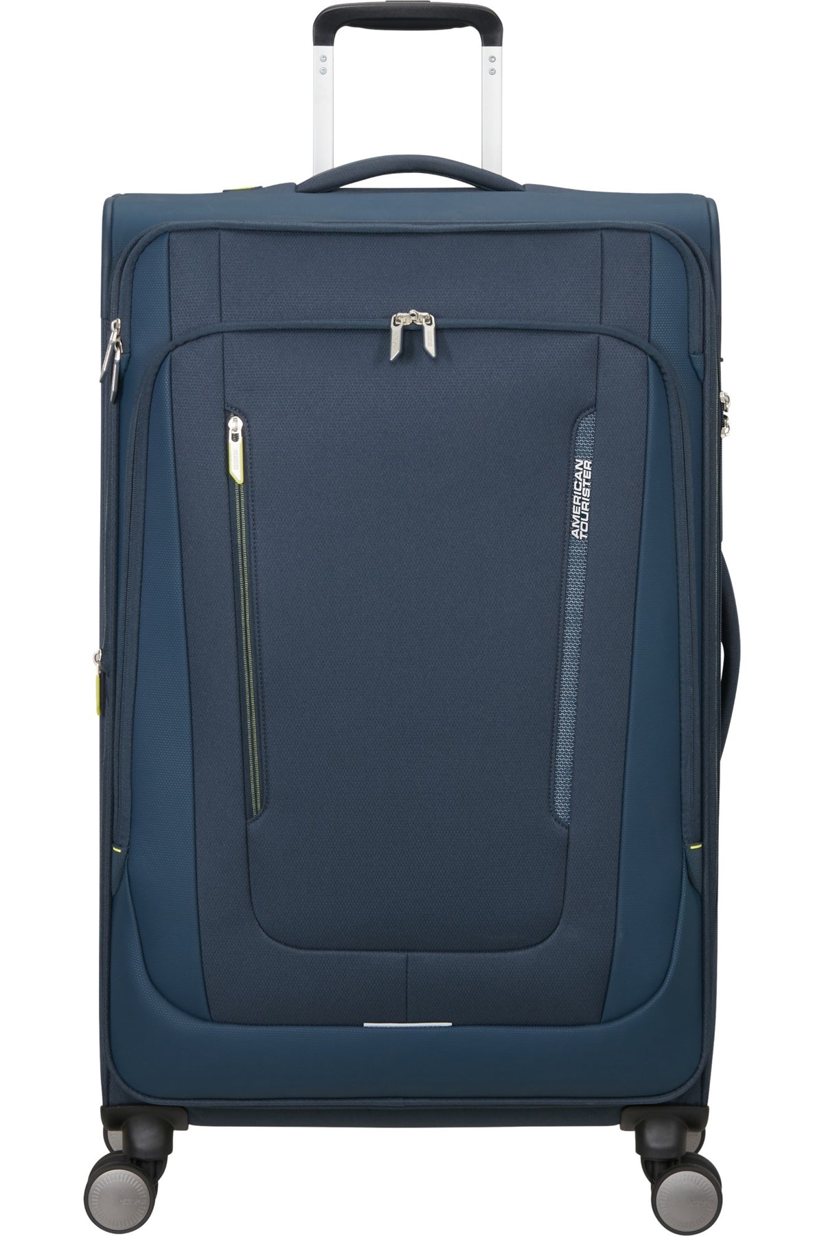 Walizka American Tourister Wanderlite L powiększana Dark Navy – widok 3/4