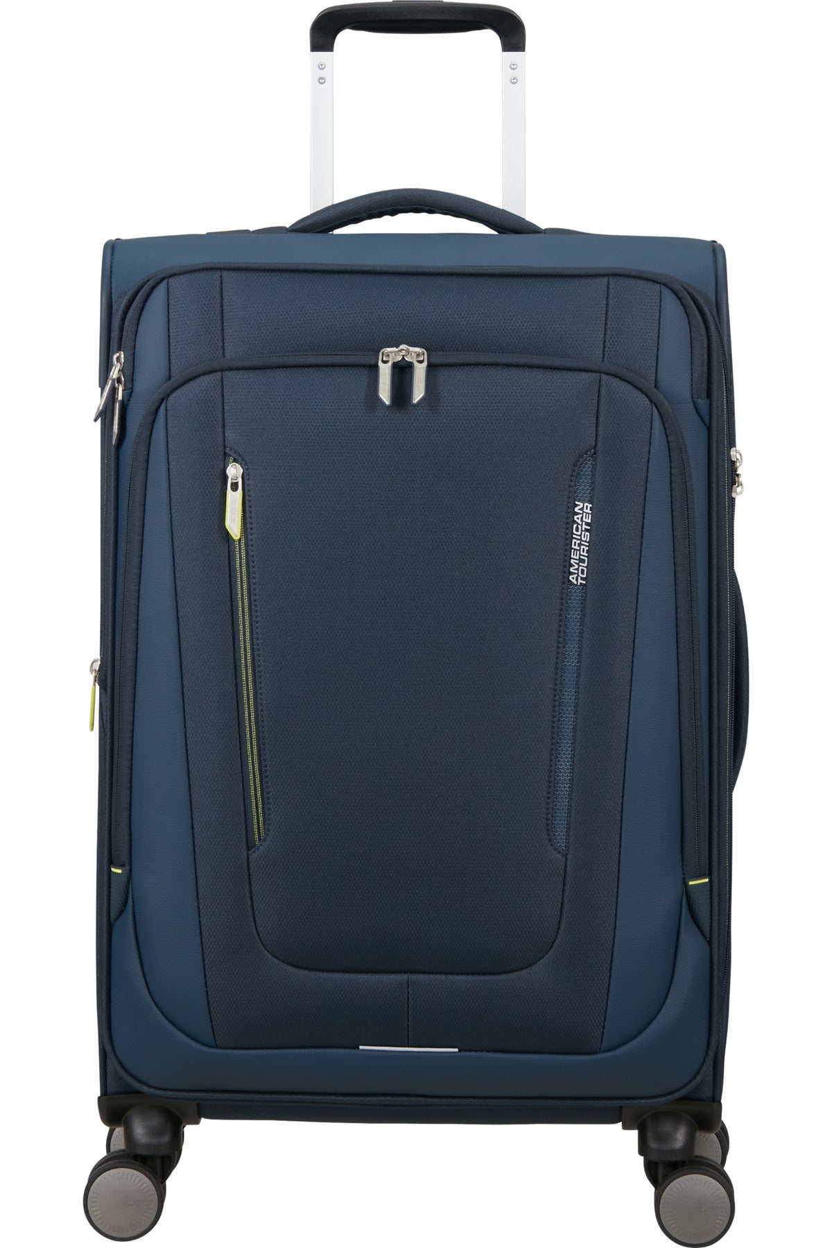 Walizka American Tourister Wanderlite M powiększana Dark Navy – widok 3/4