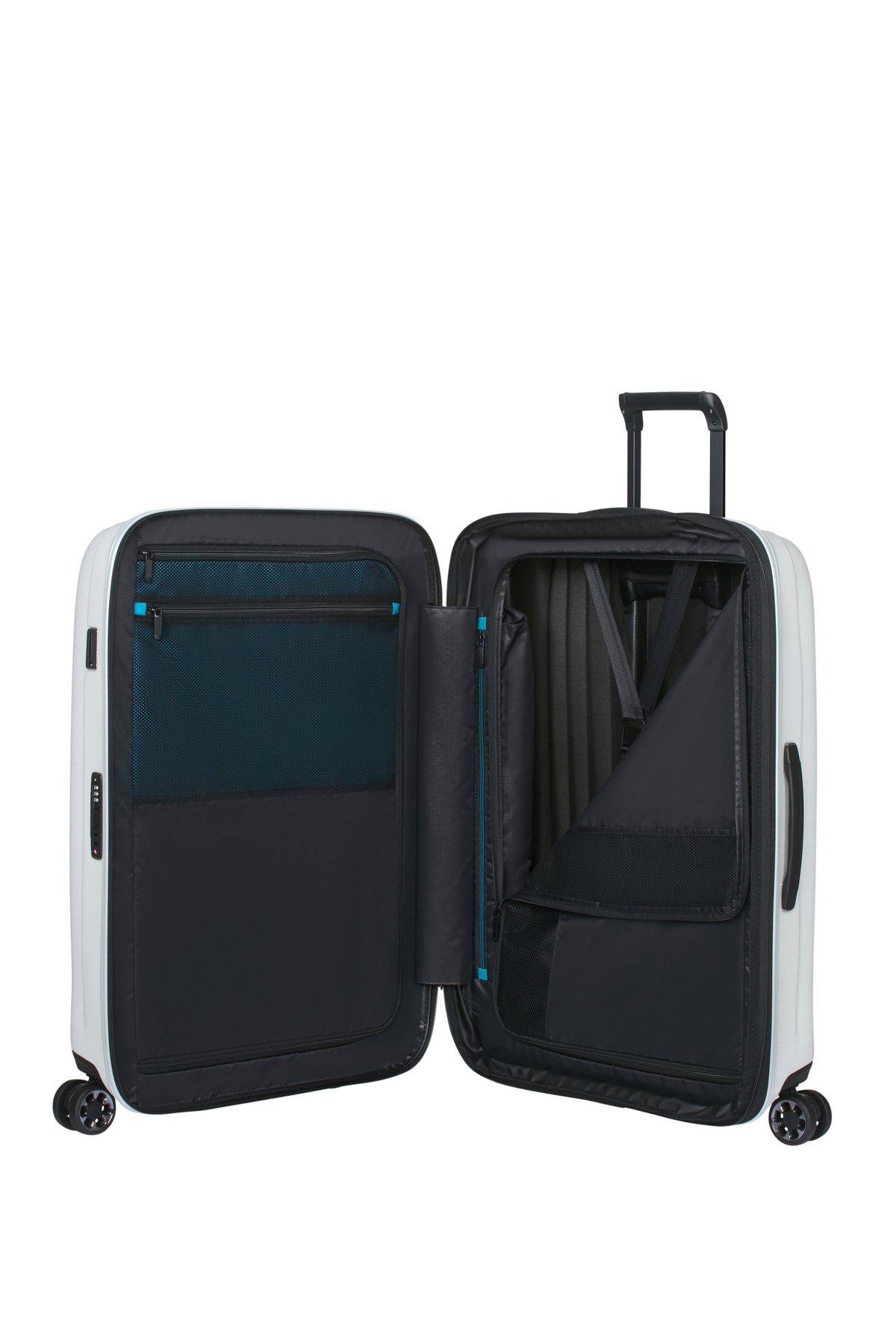 Samsonite Nexis 76 cm Cotton White – wnętrze