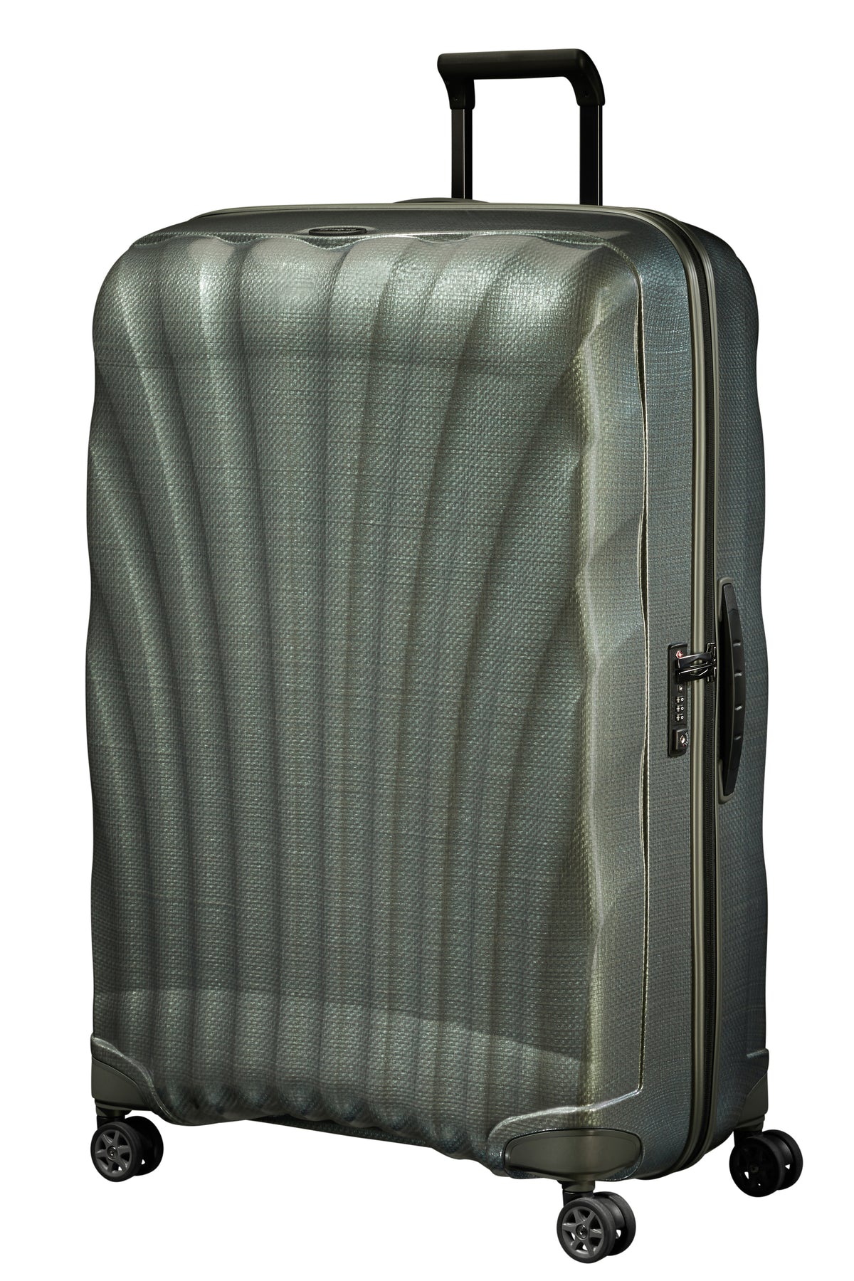 Walizka Samsonite C-Lite 86 cm Metallic Green – widok 3/4