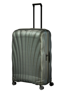 Walizka Samsonite C-Lite 86 cm Metallic Green – koła i uchwyt