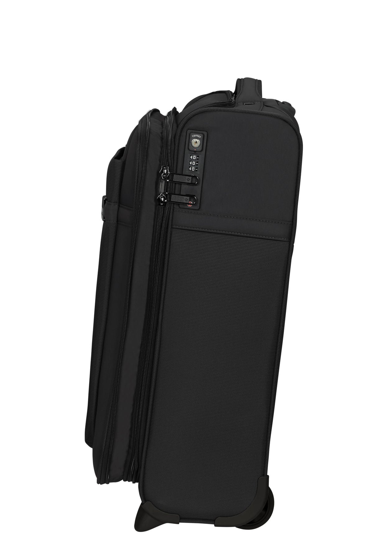 Walizka kabinowa Samsonite Airea 55 cm powiększana na 2 kółkach z przednią kieszenią — poszerzenie