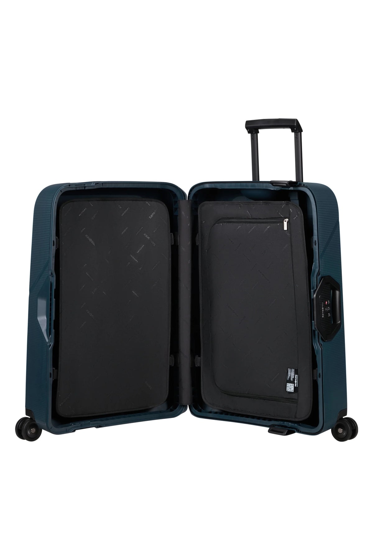 Walizka Samsonite Magnum Eco – granatowy – wnętrze
