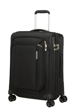 Walizka kabinowa Samsonite Respark 55 cm powiększana na 4 kółkach 43/49 l — widok pod kątem