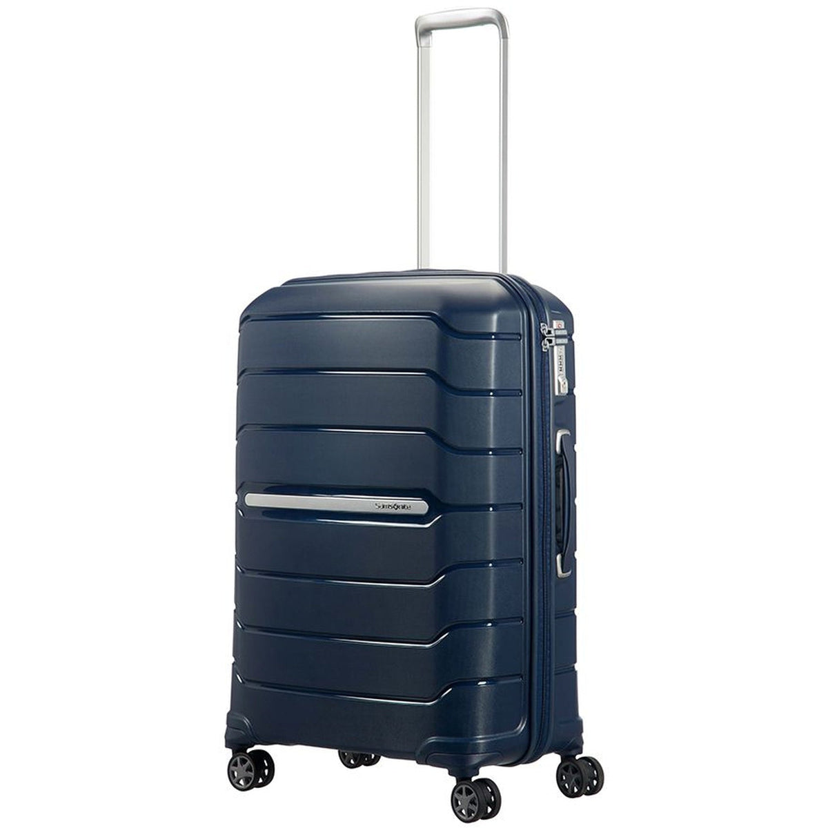 Walizka Samsonite Flux 68 cm Navy Blue – widok 3/4