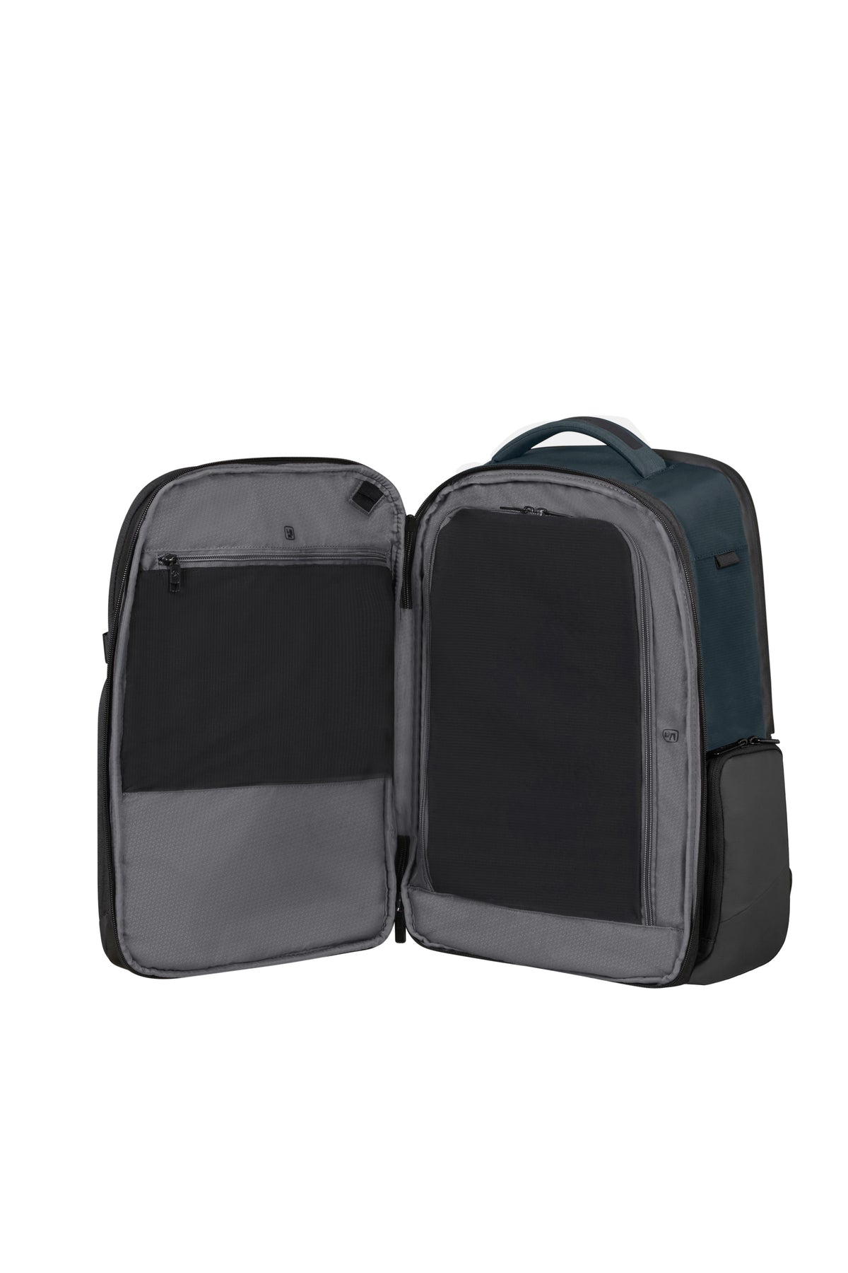 Plecak na laptopa Samsonite Biz2go 17.3" powiększany granatowy – wnętrze
