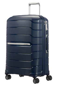 Walizka Samsonite Flux 68 cm Navy Blue – widok 3/4