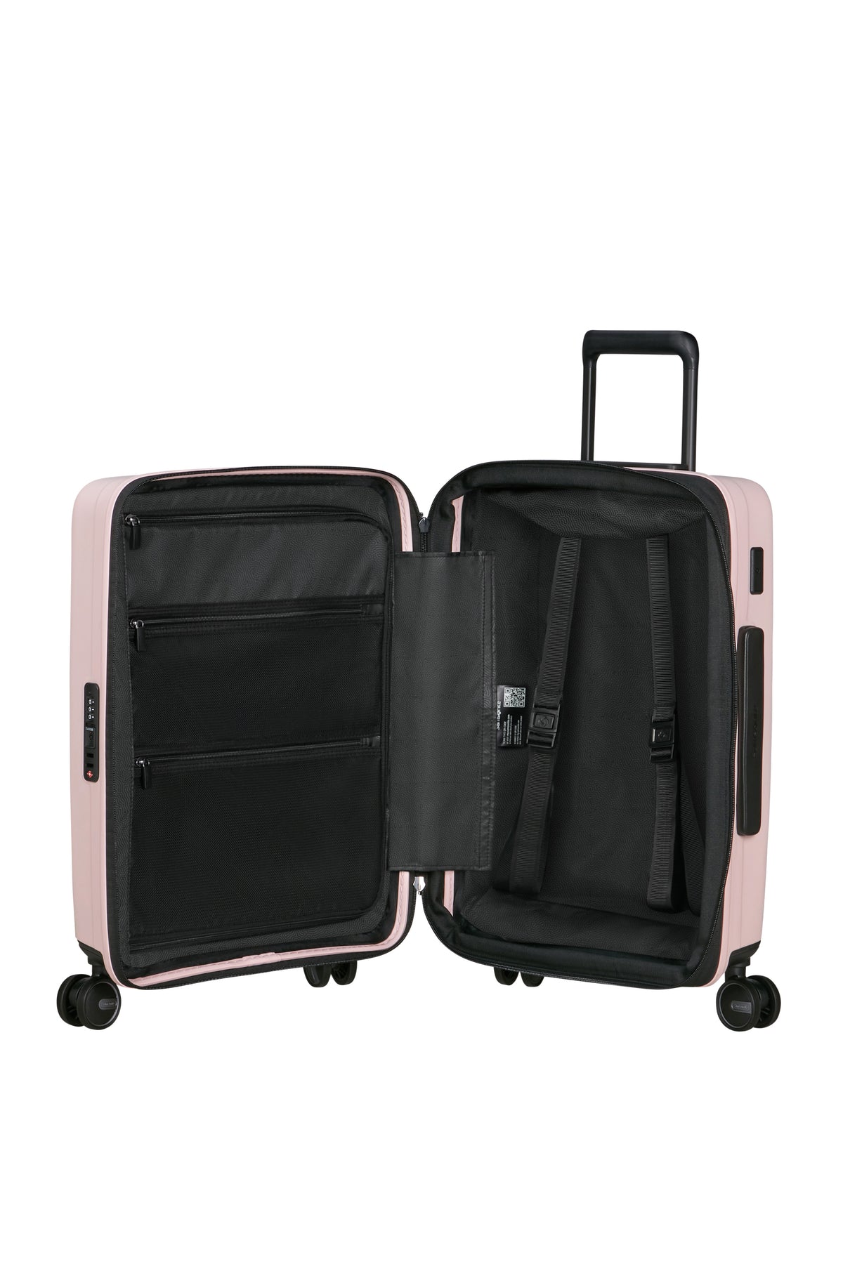 Walizka kabinowa Samsonite Restackd 55 cm powiększana Easy Access z kieszenią na laptop 15,6″