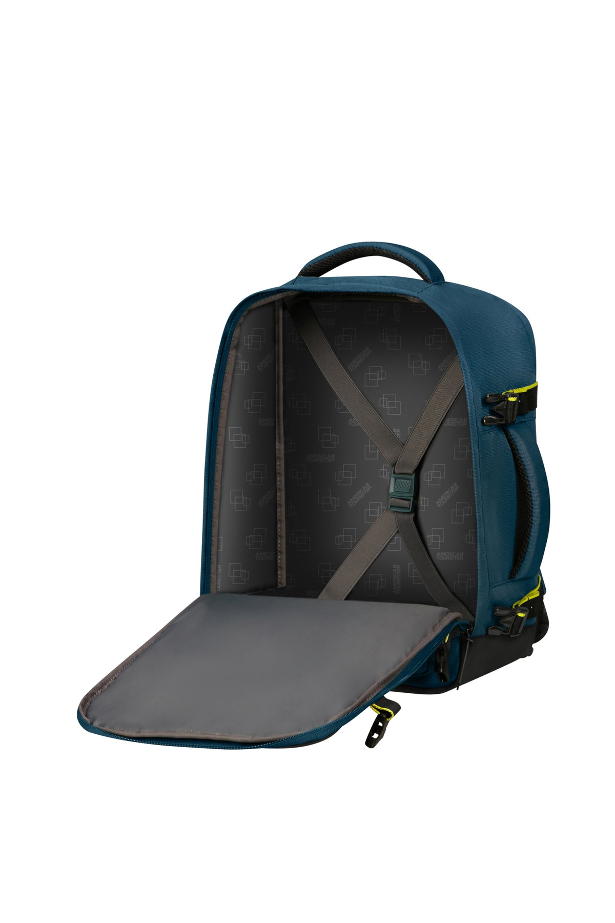 Plecak American Tourister Take2Cabin MS niebieski – wnętrze