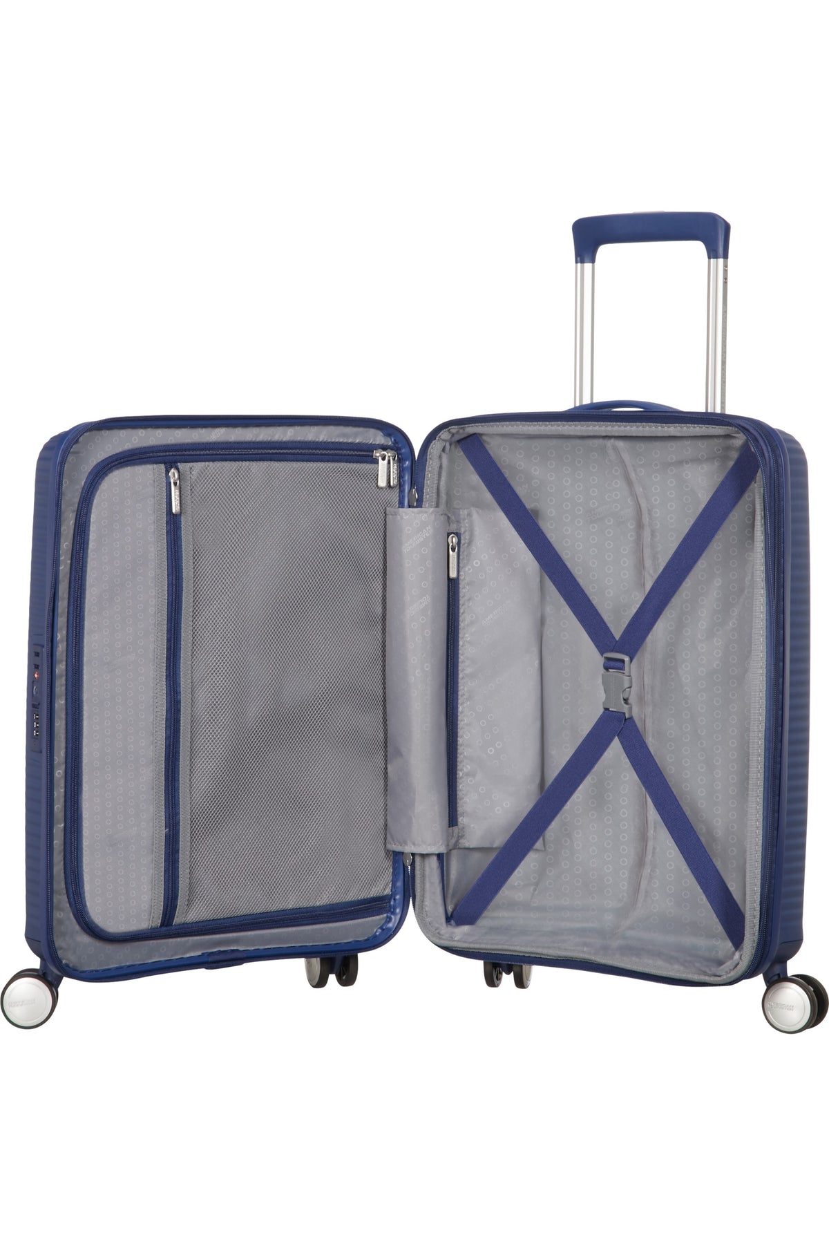 Walizka kabinowa American Tourister Soundbox 55 cm Midnight Navy – zdjęcie 3