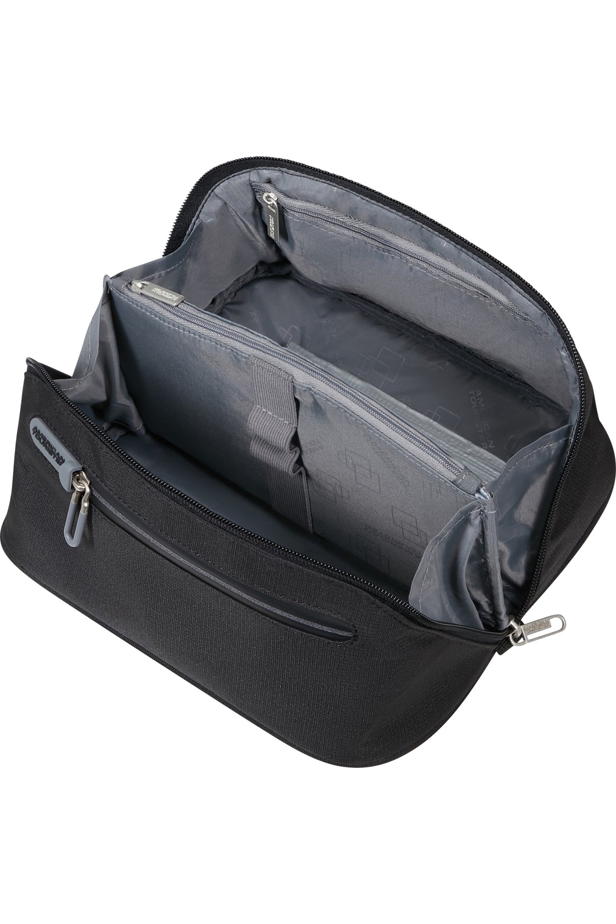 Kosmetyczka American Tourister Cloudrider czarna – wnętrze