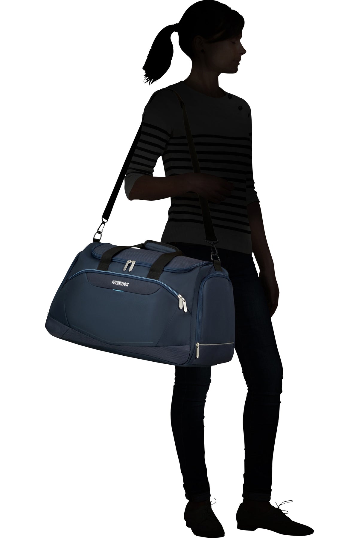 Torba podróżna American Tourister SummerRide granatowa – zdjęcie 2