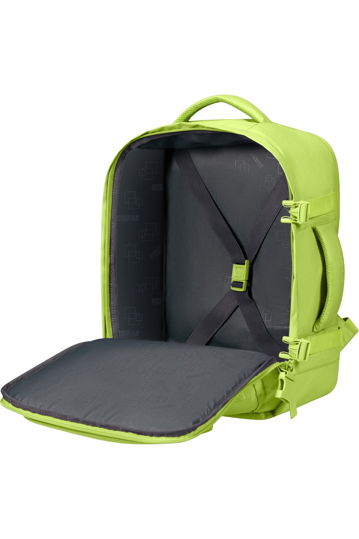 Plecak American Tourister Take2Cabin MS Puff Hyper Lime – zdjęcie 3