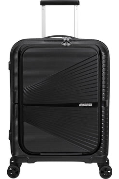 Walizka kabinowa American Tourister Airconic 55 cm z przednią kieszenią Onyx Black – widok 3/4