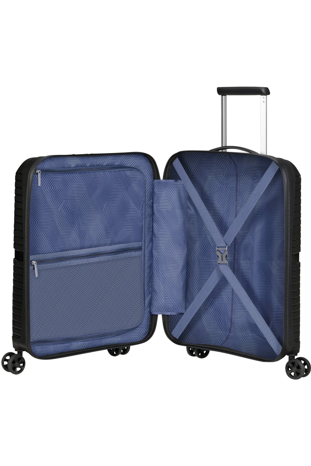 Walizka kabinowa American Tourister Airconic 55 cm z przednią kieszenią Onyx Black – zdjęcie 3