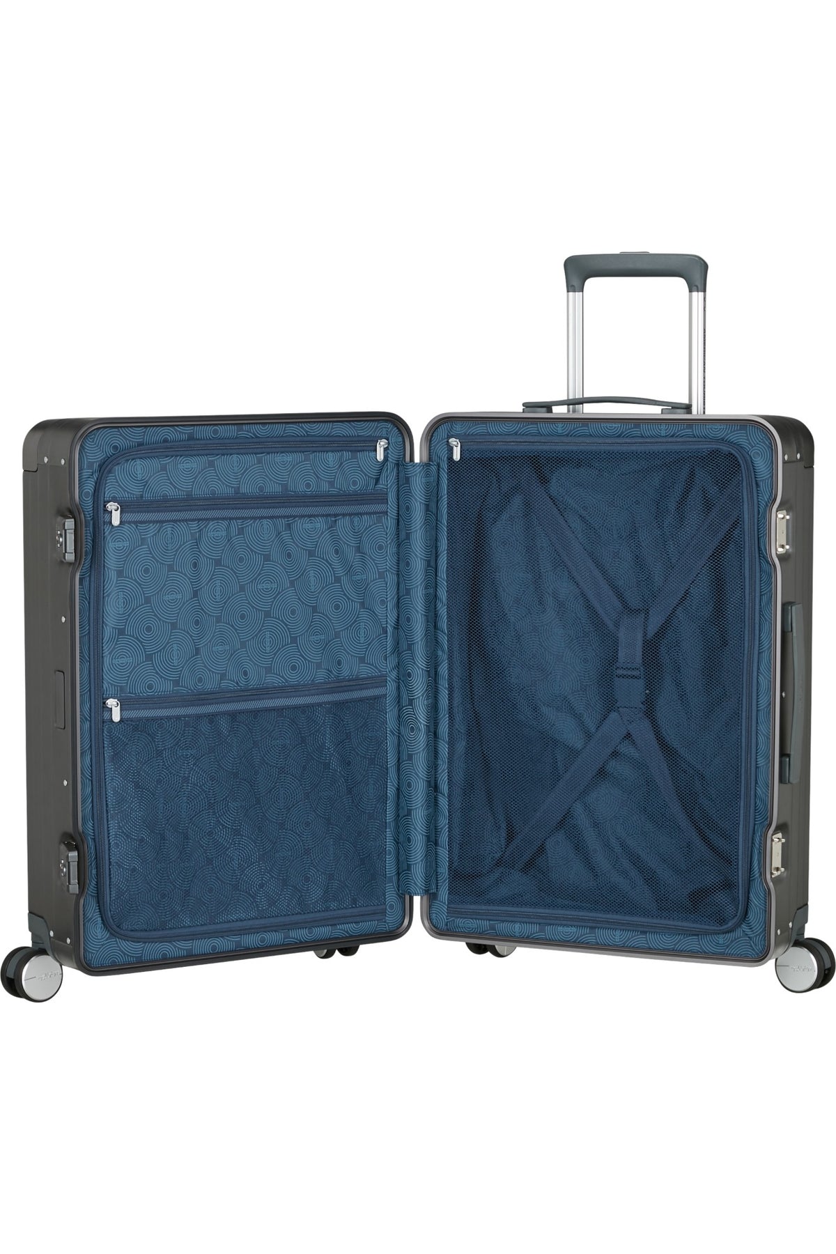 Walizka American Tourister Soundbox Alu 68 cm Anthracite – wnętrze