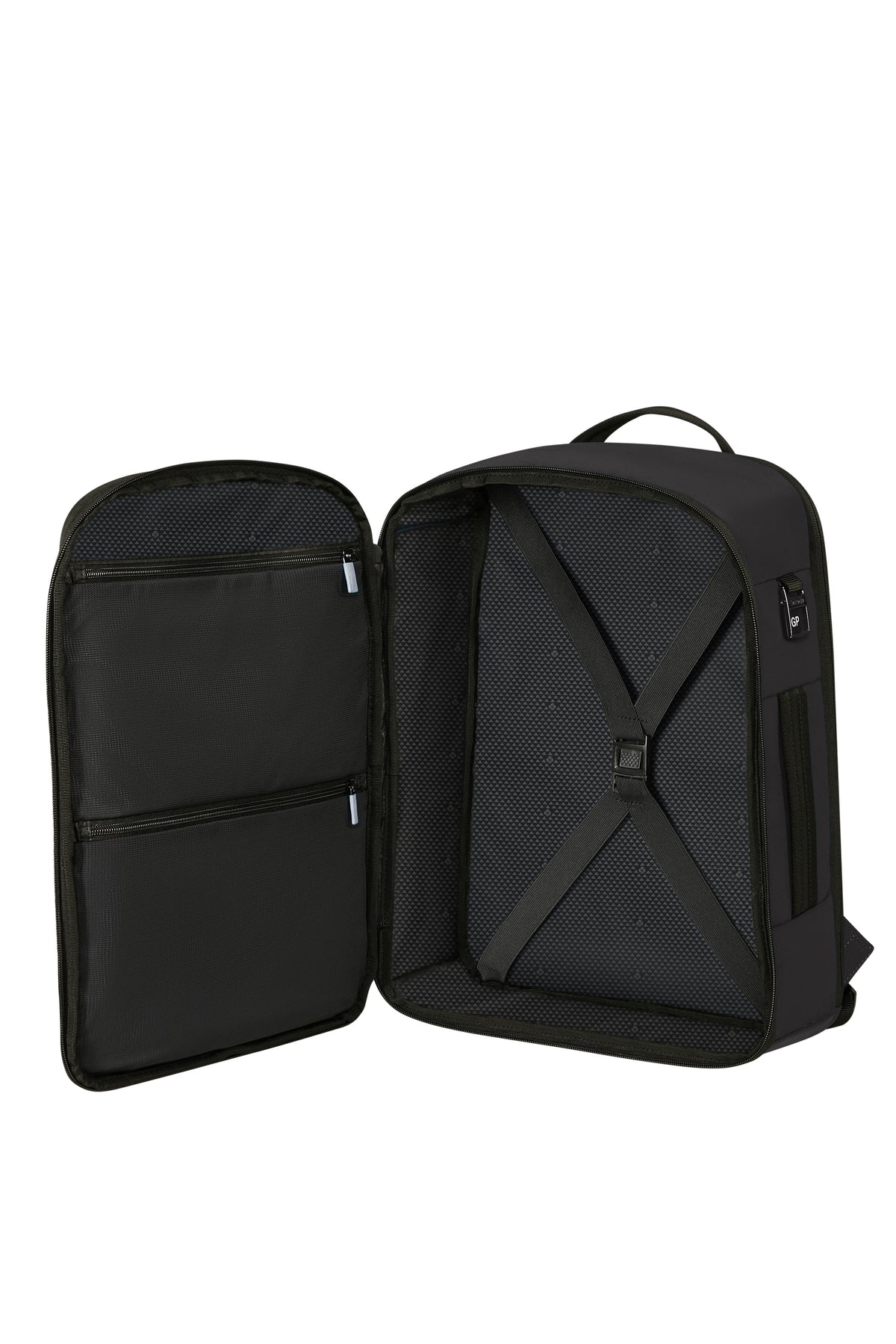 Plecak kabinowy Samsonite Moderny M czarny – wnętrze