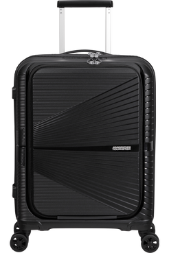 Walizka kabinowa American Tourister Airconic 55 cm z przednią kieszenią Onyx Black