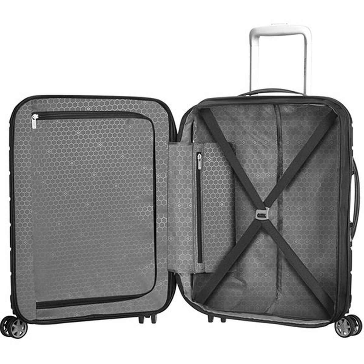 Walizka Samsonite Flux 55 cm Black – wnętrze