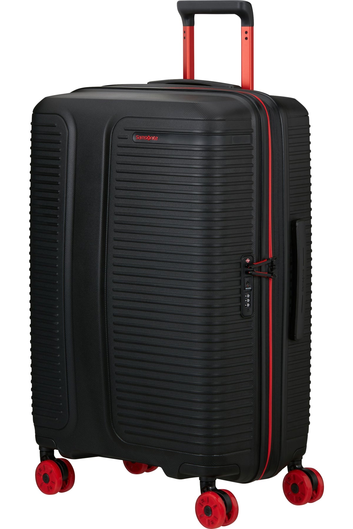 Walizka Samsonite Prodiver HS 69 cm powiększana Black – widok 3/4
