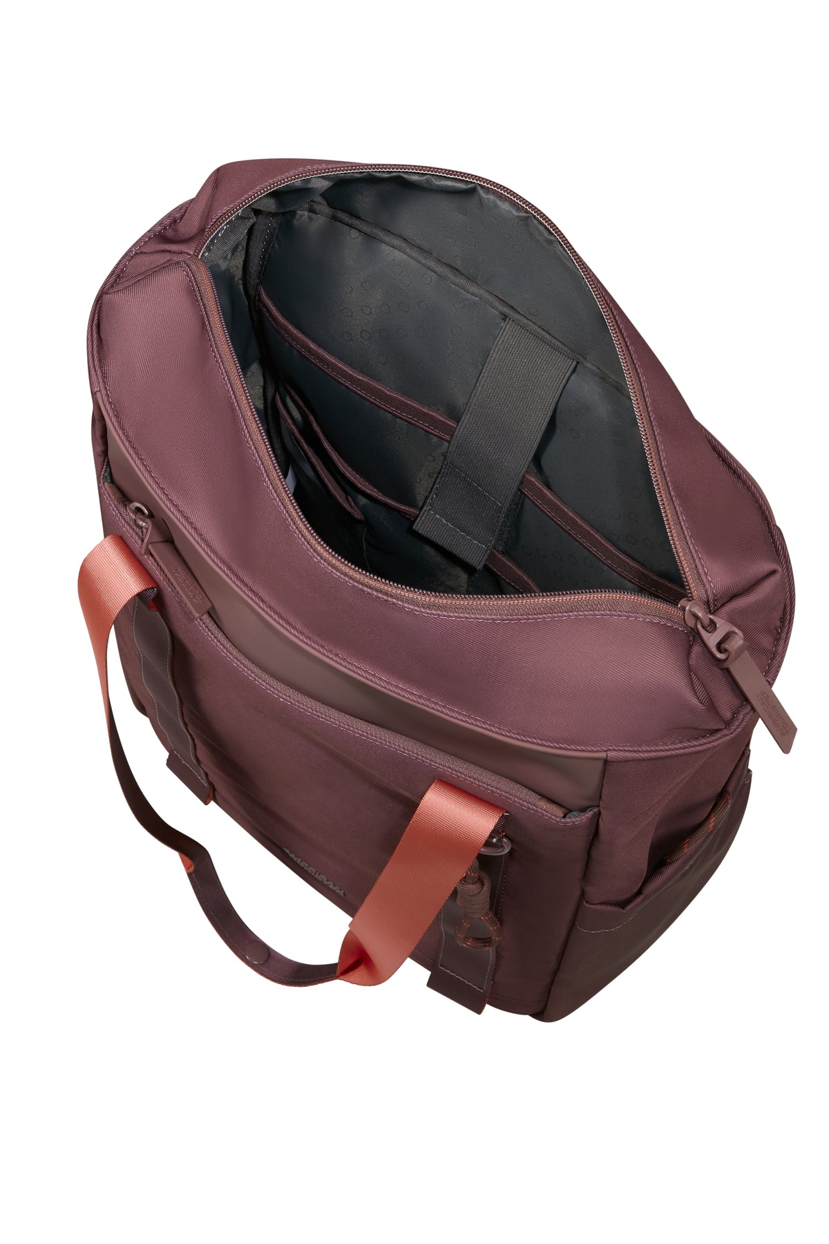 Torebka do pracy i na siłownię American Tourister Minima Galactic Mauve – wnętrze