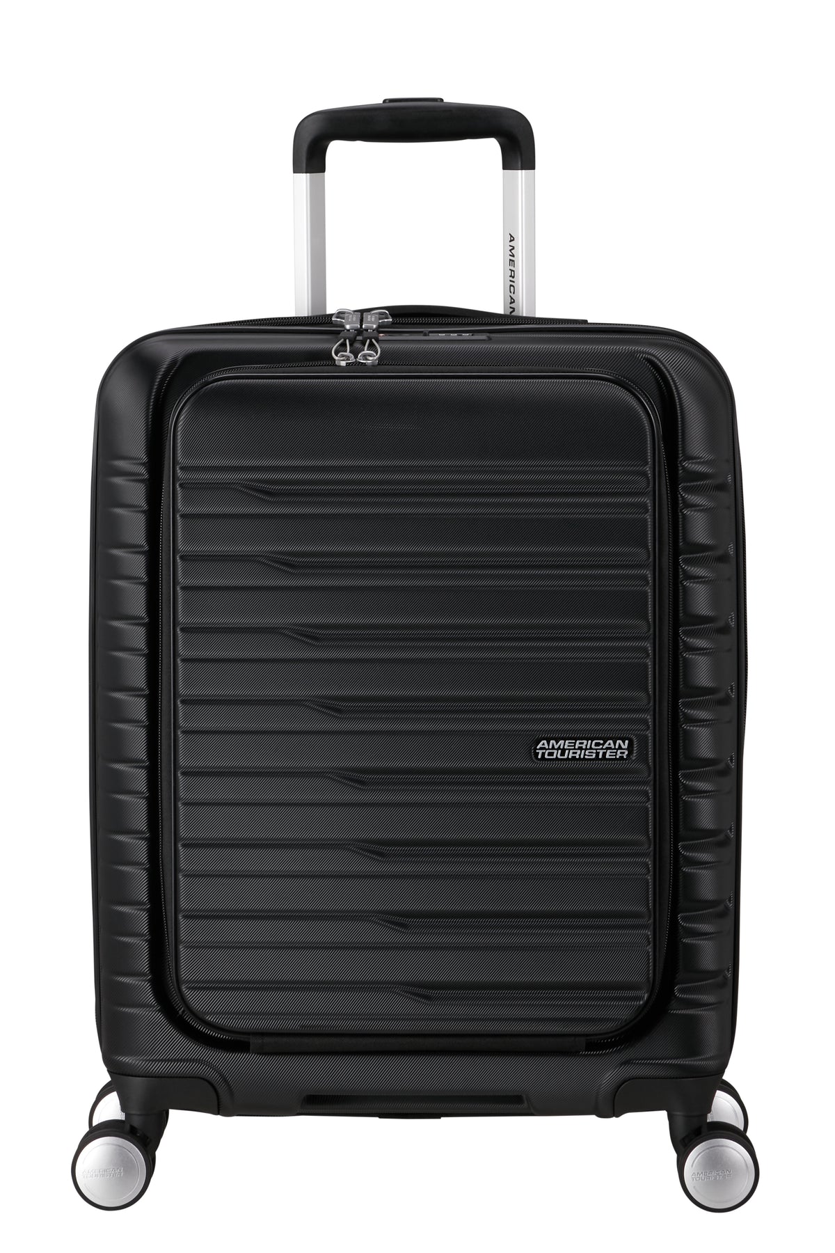 Walizka kabinowa na laptopa American Tourister Flashline 55 cm Shadow Black