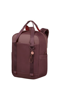 Plecak na laptopa American Tourister Minima M Galactic Mauve – widok 3/4