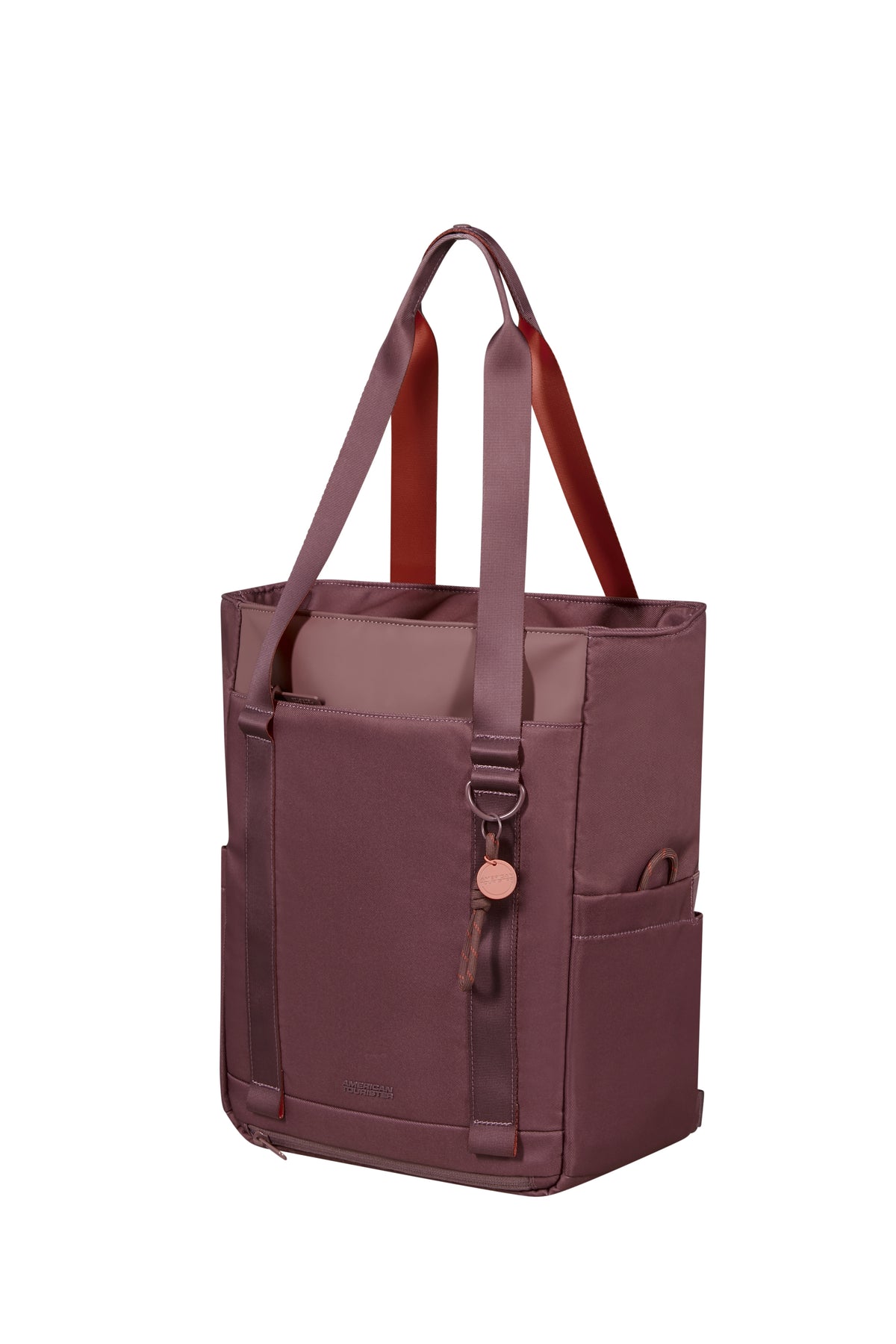 Torebka do pracy i na siłownię American Tourister Minima Galactic Mauve – widok 3/4