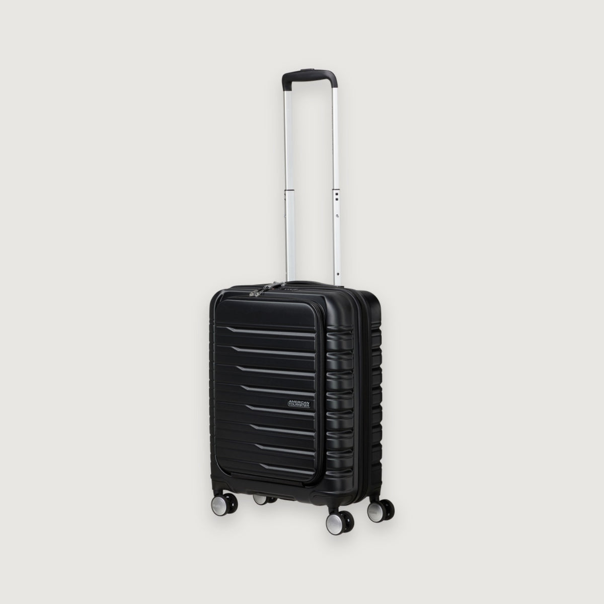 Walizka Flashline 55 cm Shadow Black – z wysuniętą rączką