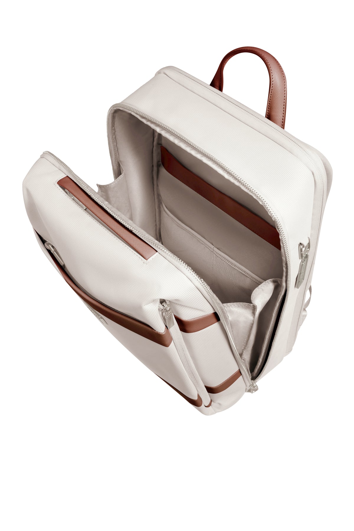 Plecak na laptopa Samsonite Image 14.1" beżowy – wnętrze