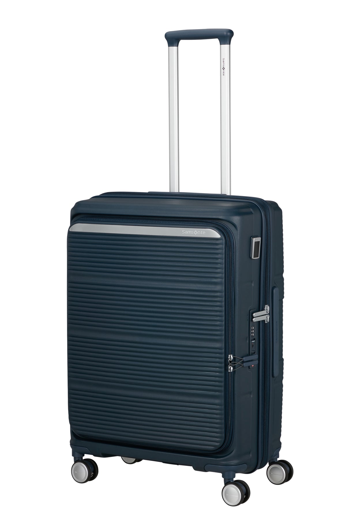 Samsonite Paralux 67 cm granatowa – widok 3/4