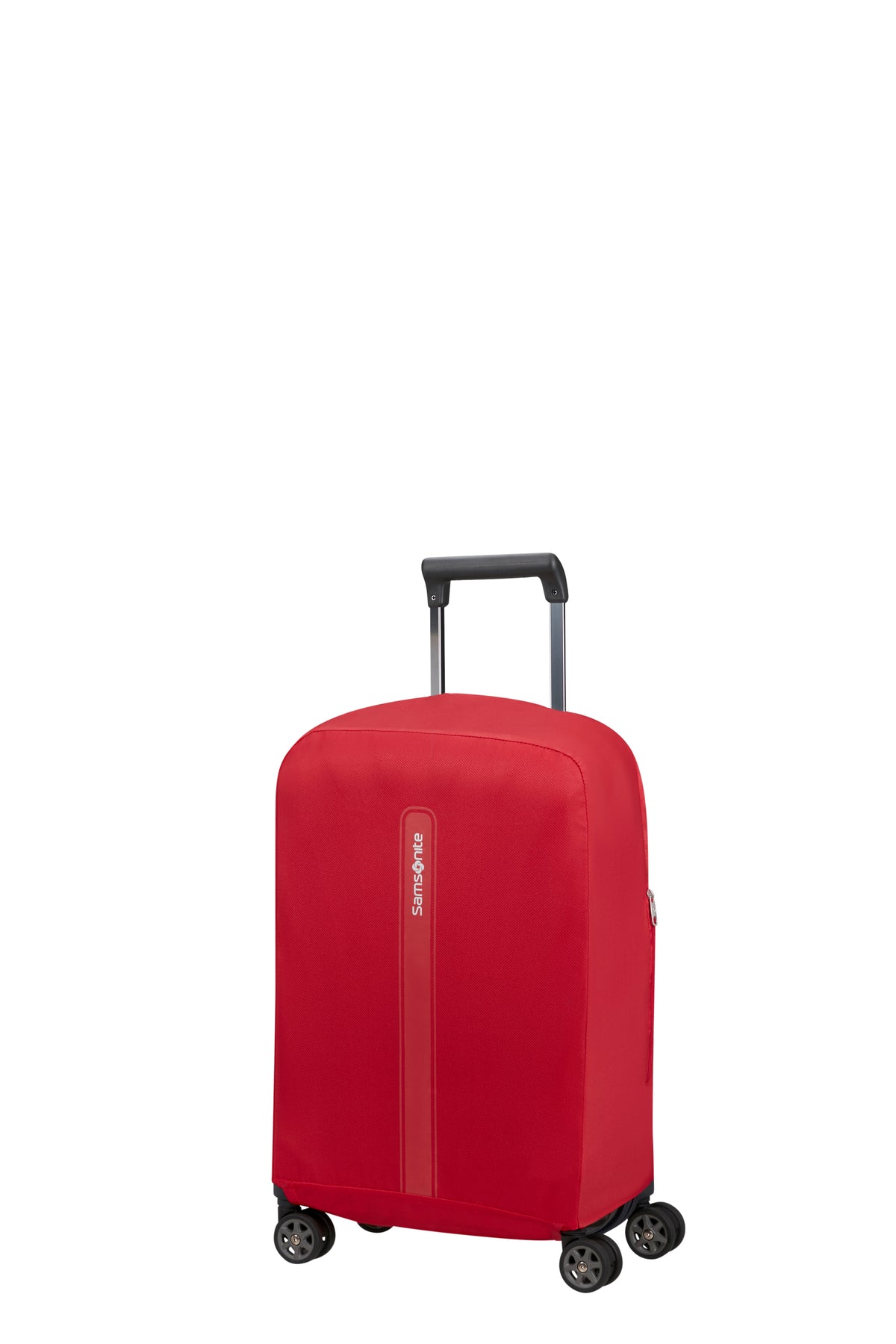 Pokrowiec na walizkę Samsonite S czerwony – widok 3/4