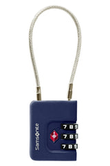 Kłódka kablowa 3-cyfrowa TSA Samsonite Midnight Blue