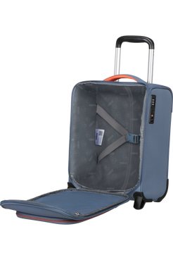 Walizka pod siedzenie American Tourister Cloudrider 40 cm Stone Blue – wnętrze