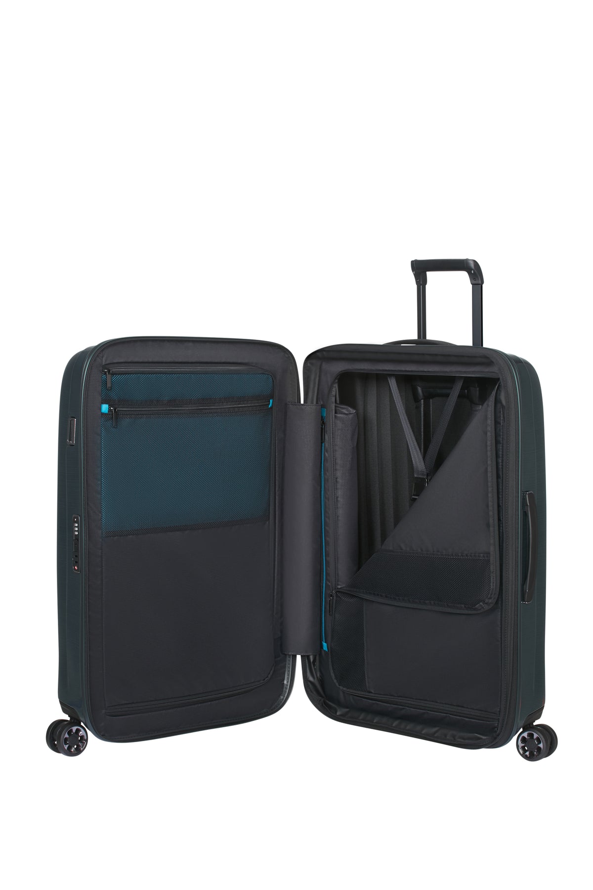 Samsonite Nexis 70 cm Deep Forest – wnętrze
