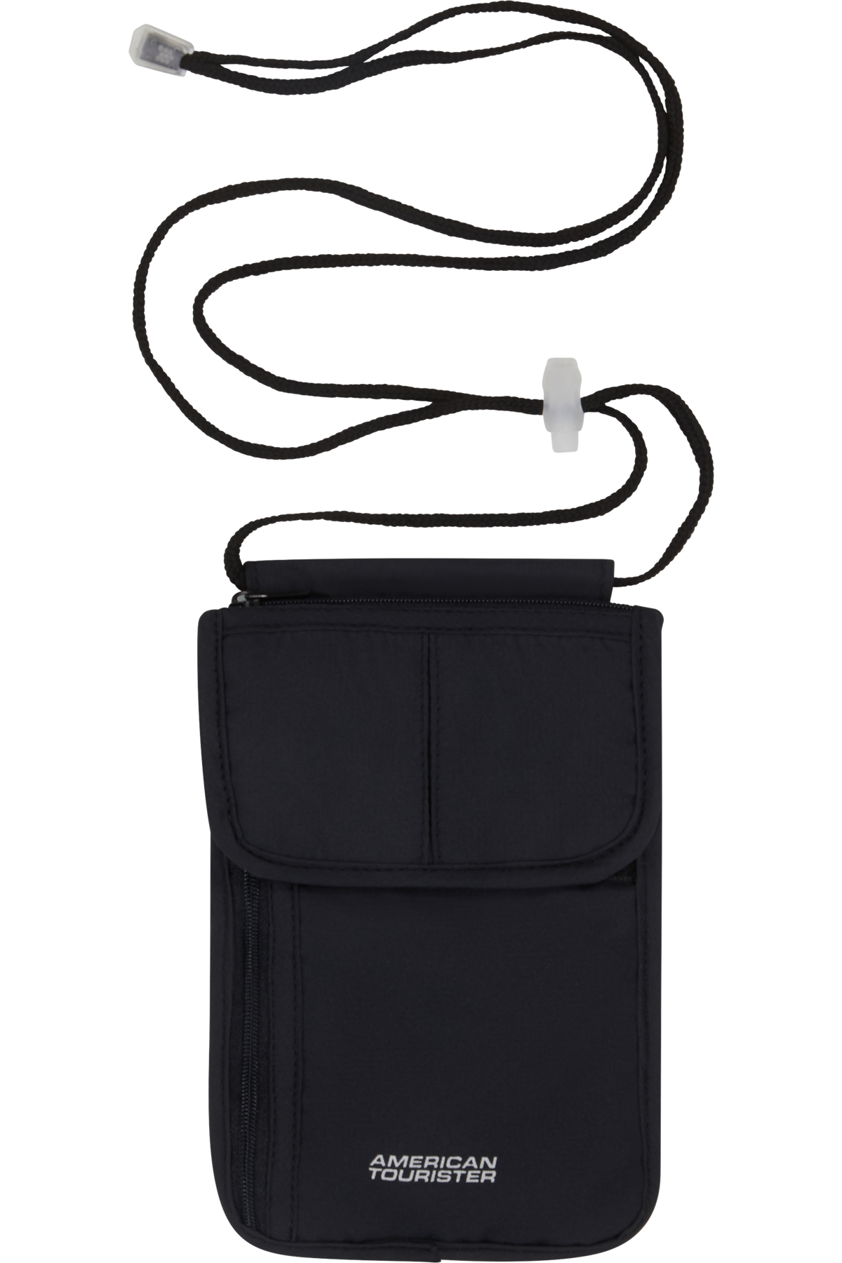 Saszetka na szyję z RFID American Tourister Black