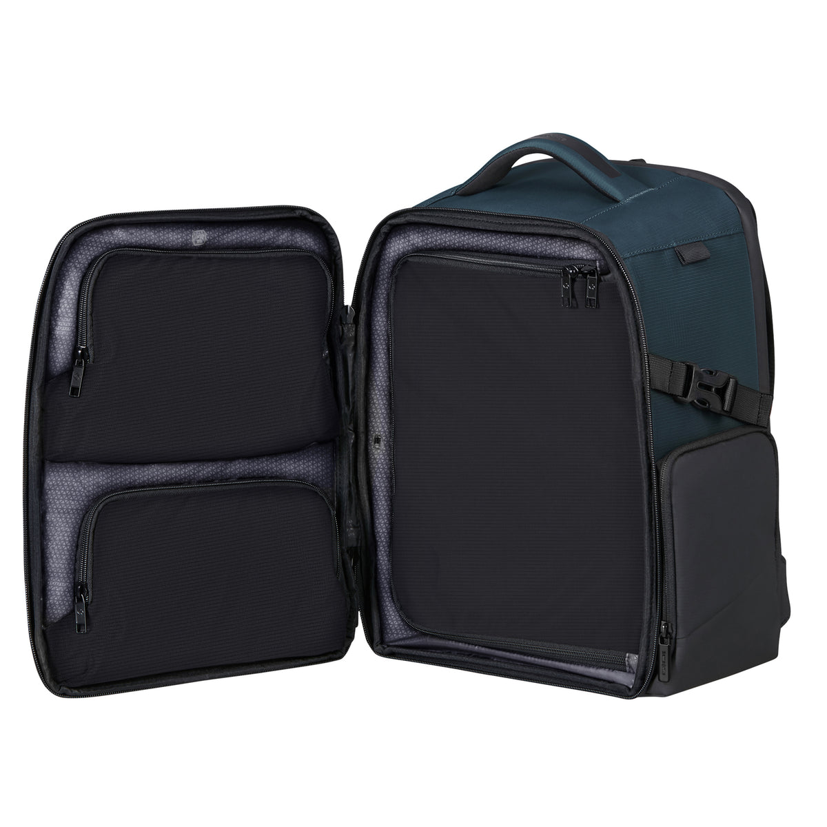 Plecak kabinowy Samsonite Biz2go S Deep Blue – wnętrze